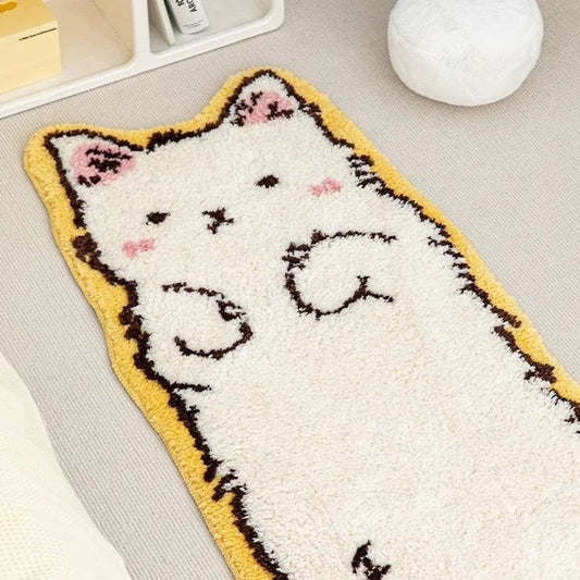 White Cat Rug